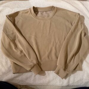 Lululemon Tan Crewneck Sweatshirt